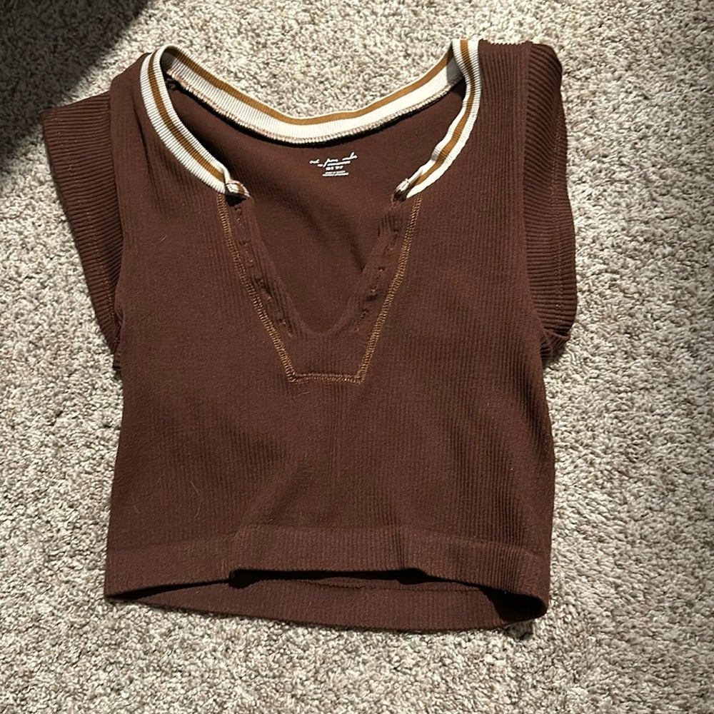 Brown shirt from urban outfitters
